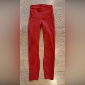 Lululemon Women’s orange/rust leggings size 2